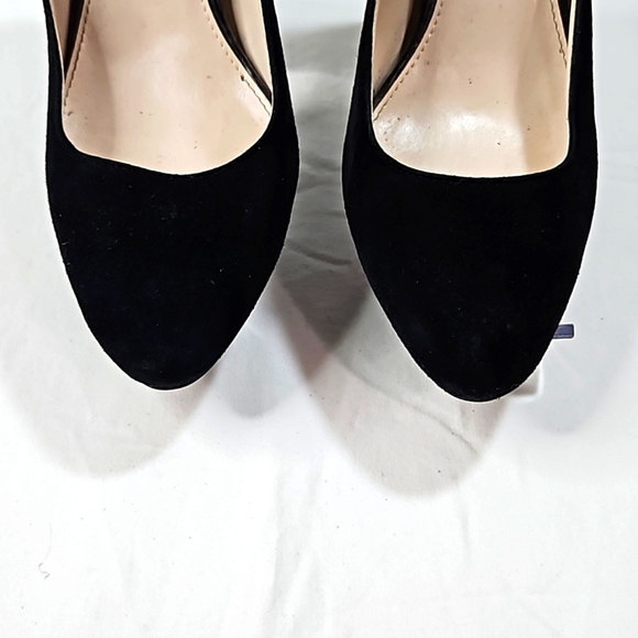 Cole Haan Womens Black Suede Heels Sz 6 - Picture 4 of 9
